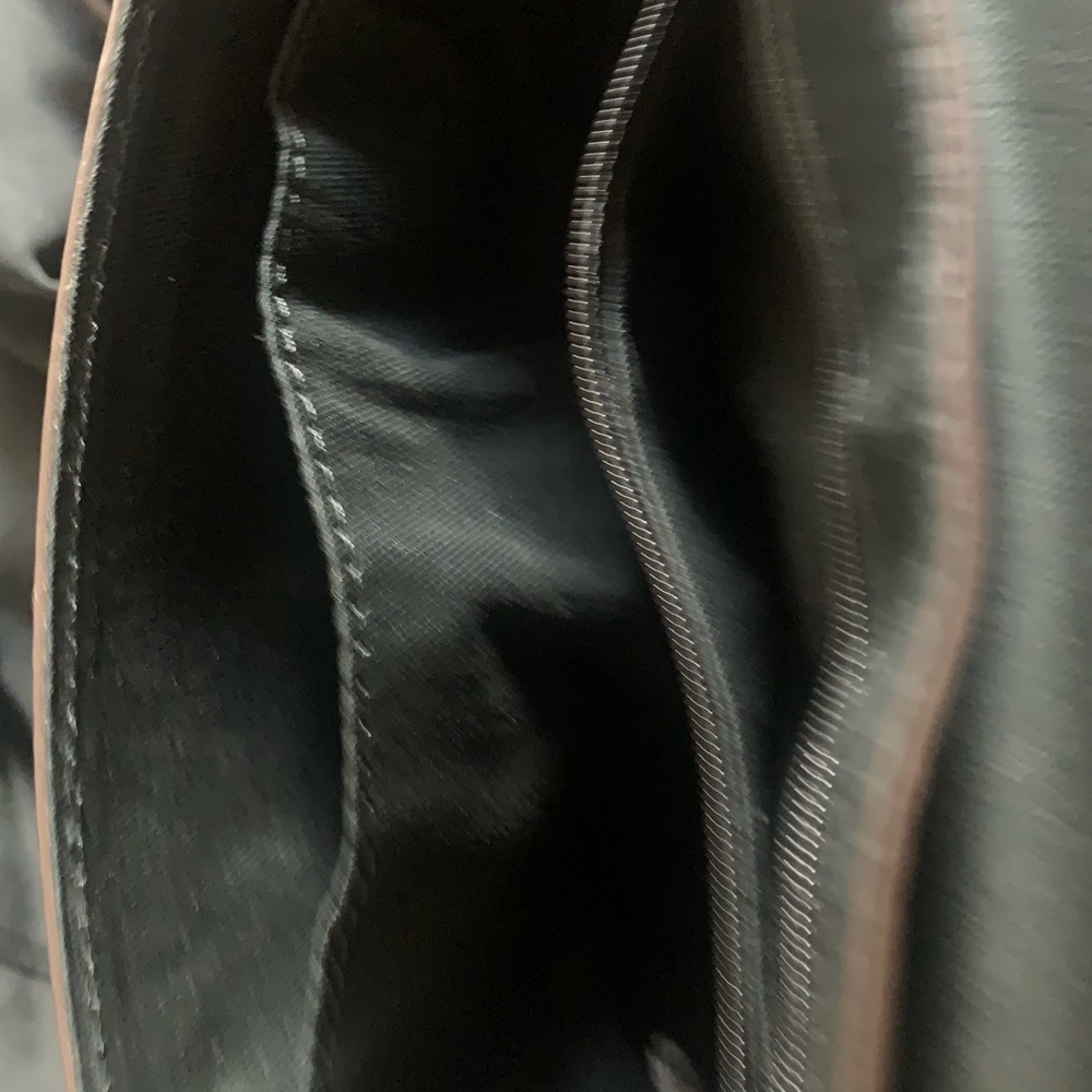 Nwot-Fossil Leather Crossbody Bag. Colors Are Bla… - image 2